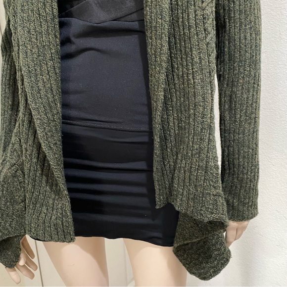 Anthropologie Birds on a Wire dark green wool sweater - Picture 4 of 12